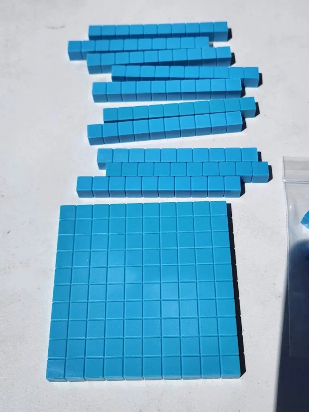 New Base Ten Blocks Hand2Mind Lakeshore Math Manipulatives Place Value Mathemati